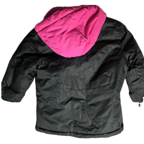 Zeroxposur 3-in-1 WINTER Snow JACKET Ski GIRLS Sz 4-5 XS Black Pink NEW W/ TAGS - Picture 9 of 13